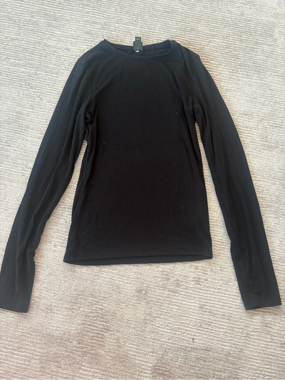 wild fable Black Long Sleeve Tee with Green Label